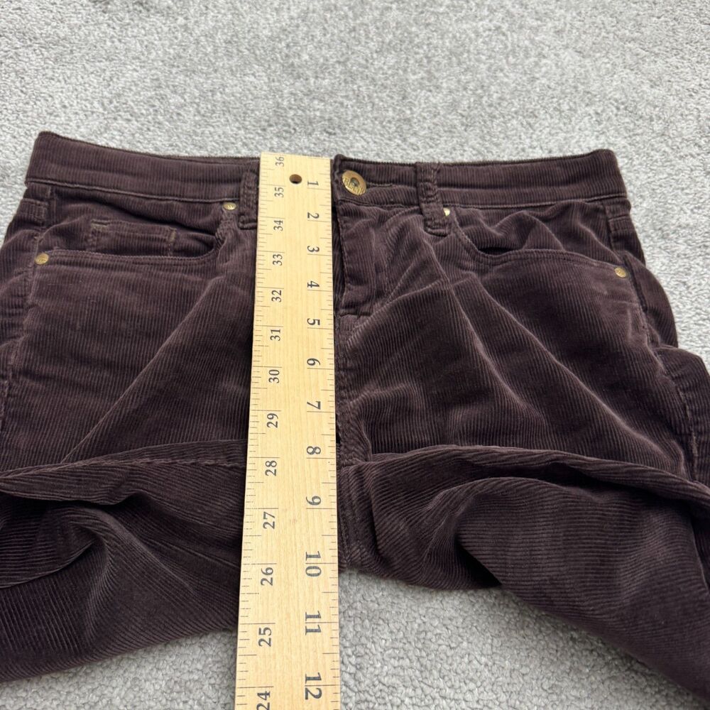 BlankNYC Mid Rise Slim Fit Corduroy Pants Womens 28 Dark Brown 5-Pocket Stretch - Picture 9 of 16